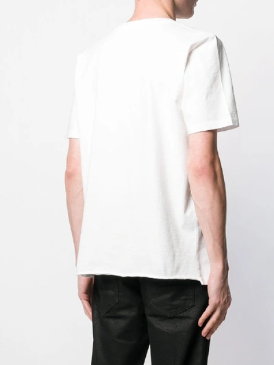 Shop Saint Laurent Cotton T-shirt In White