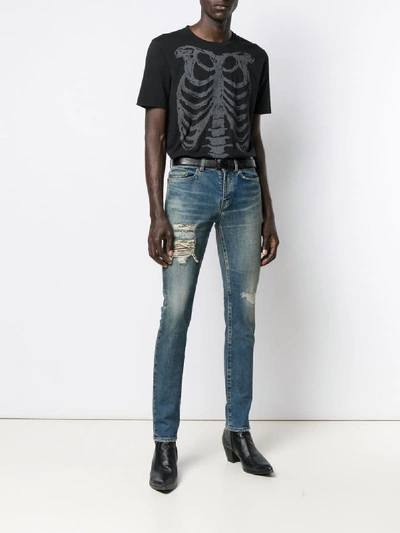 Shop Saint Laurent Skinny Jeans