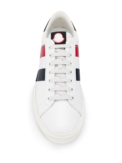 Shop Moncler Montpellier Sneakers In White