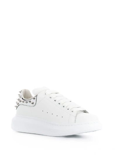 Shop Alexander Mcqueen Oversized Leather Trainers