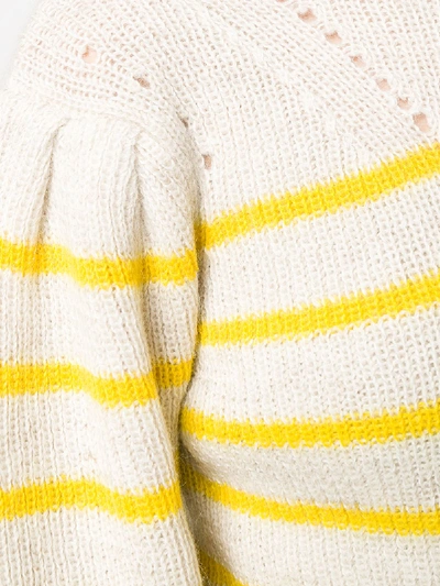 Shop Isabel Marant Étoile Georgia Turtle-neck Sweater In Yellow