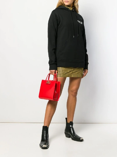 Shop Balenciaga Sharp Xs Tote Bag In Red