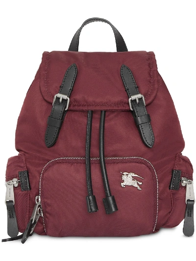 Shop Burberry Rucksack Small Backpack In Red