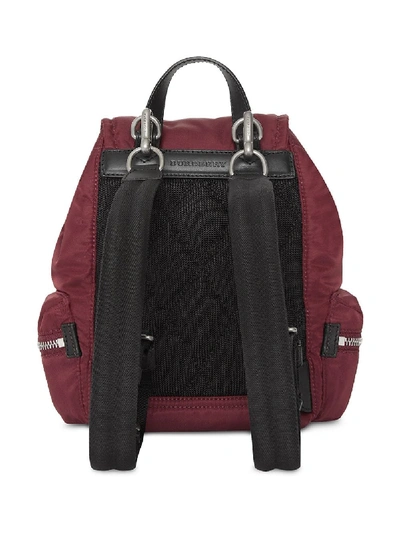 Shop Burberry Rucksack Small Backpack In Red