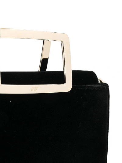Shop Roger Vivier Joie De Vivier Mini Leather Bag In Black