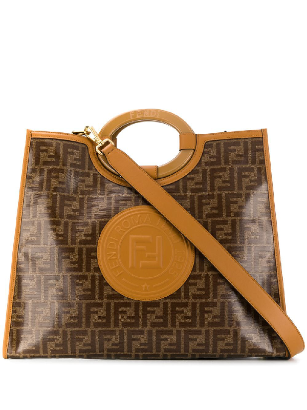 fendi shopper bag monogram