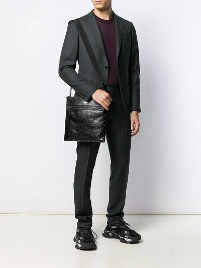 Shop Jimmy Choo Kimi Shoulder Bag In Black