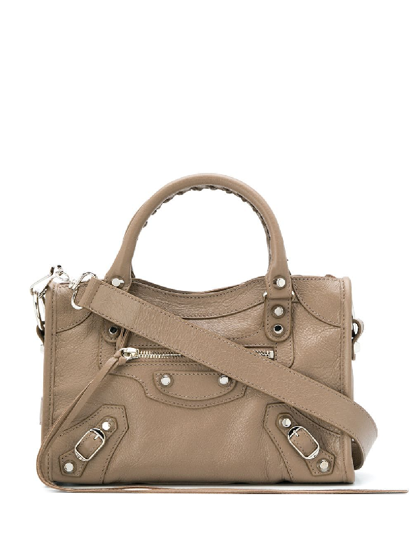 balenciaga mini city bag beige