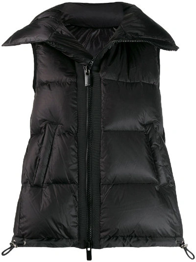 Shop Sacai Down Waistcoat In Black