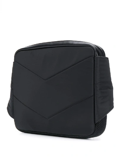 Shop Emporio Armani Logo Beltbag In Black