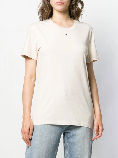 Shop Off-white T-shirt With Logo In White