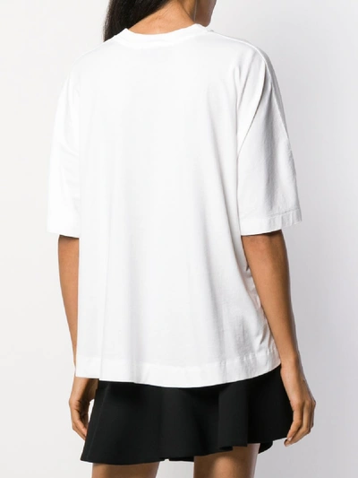 Shop Simone Rocha Les Fleurs T-shirt In White