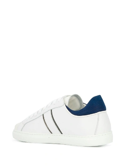 Shop Dsquared2 Laced Leather Sneaker In White