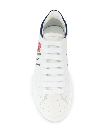 Shop Dsquared2 Laced Leather Sneaker In White