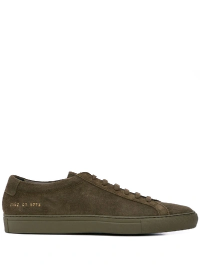 Shop Common Projects Achilles Low Sneakers In Green