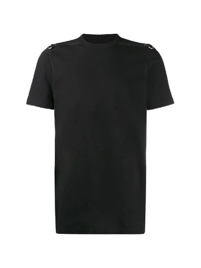 Shop Rick Owens Cotton T-shirt In Black