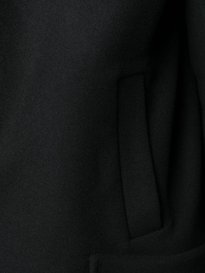 Shop Rick Owens Wool Coat In Black