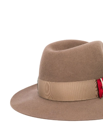 Shop Borsalino Alessandria Hat In Brown