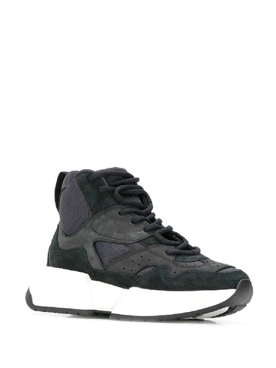 Shop Mm6 Maison Margiela Sneakers In Black