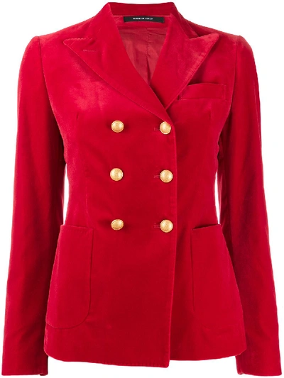 Shop Tagliatore Janise Jacket In Red