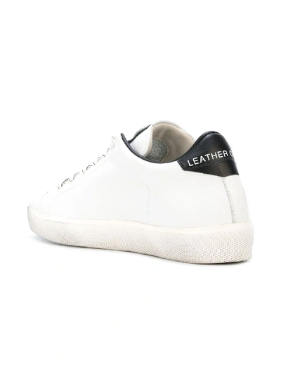 Shop Leather Crown Iconic Sneakers In White
