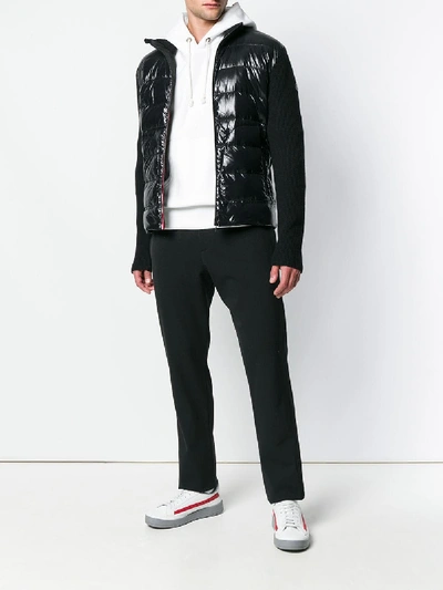 Shop Moncler Tricot Cardigan In Black