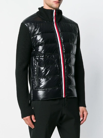 Shop Moncler Tricot Cardigan In Black