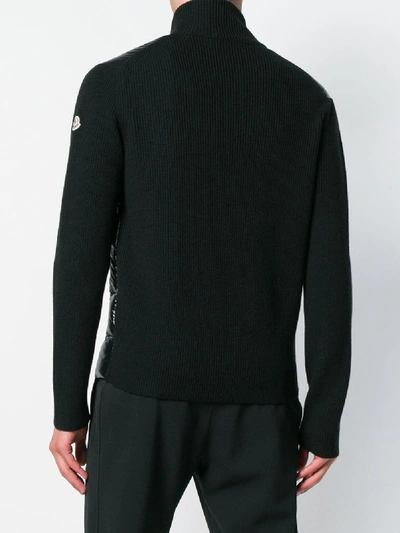 Shop Moncler Tricot Cardigan In Black