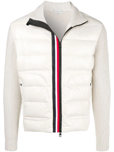 Shop Moncler Tricot Cardigan In White
