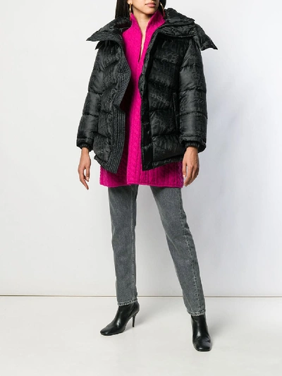 Shop Balenciaga Puffer Down Jacket In Black