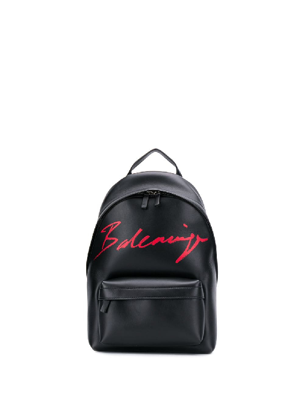 black balenciaga backpack