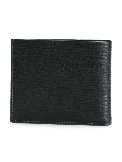 Shop Ferragamo Calf Leather Billfold Wallet In Black