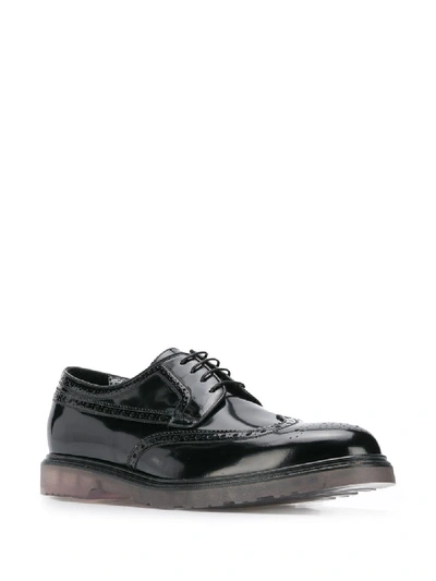 Shop Paul Smith Crispin Leather Shoes In Black