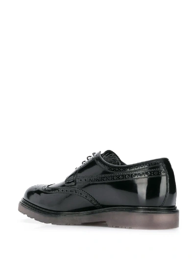 Shop Paul Smith Crispin Leather Shoes In Black