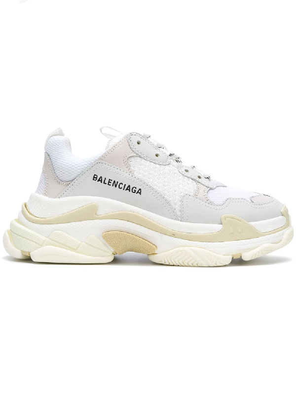 balenciaga clear sole white