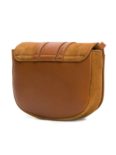 Shop See By Chloé Hana Small Leather Crossbody Bag In Brown