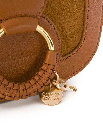 Shop See By Chloé Hana Small Leather Crossbody Bag In Brown
