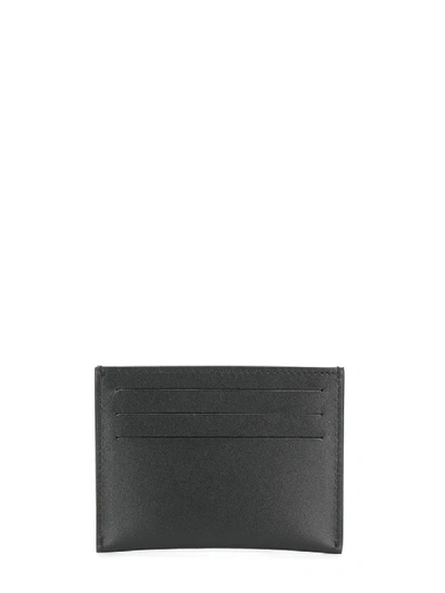 Shop Givenchy Logo Leather Card Holder In Black