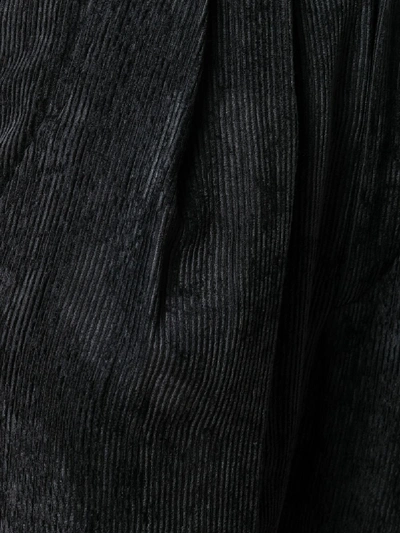Shop Isabel Marant Fany Velvet Trousers In Black