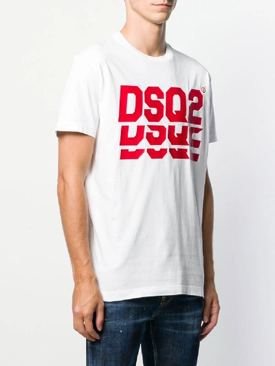 Shop Dsquared2 Logo T-shirt In White