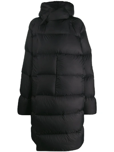 Shop Rick Owens Down Jacket In Black