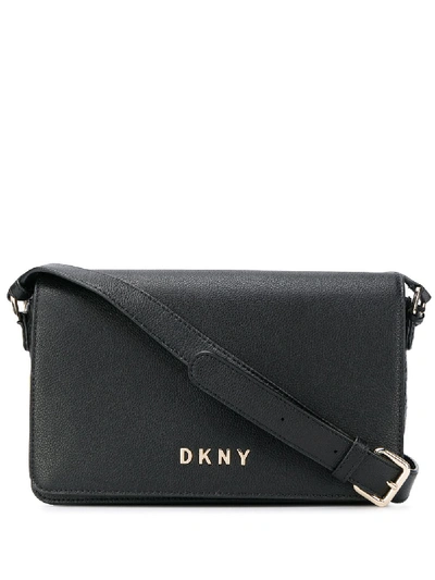 Shop Dkny Clara Leather Shoulder Bag