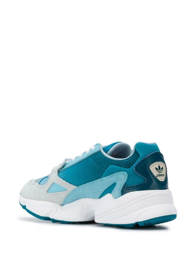 Shop Adidas Originals Falcon Trainers In Blue