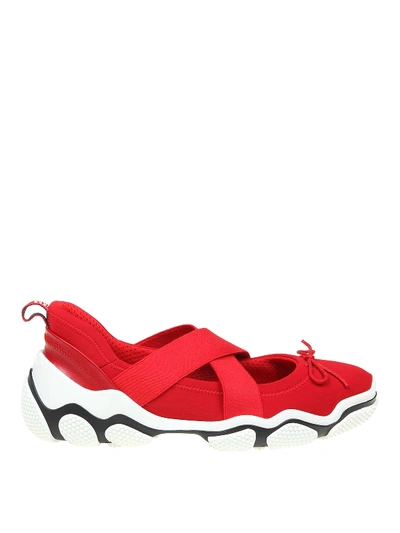Shop Red Valentino Red Ballet Sneakers