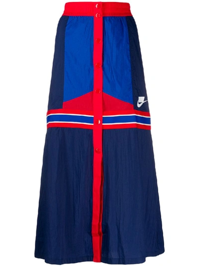 Shop Nike Sportswear Skirt In Blue