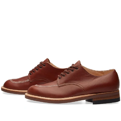 Shop Alden Shoe Company Alden Indy Shoe In Brown