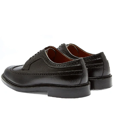 Shop Alden Shoe Company Alden Long Wing Blucher In Black