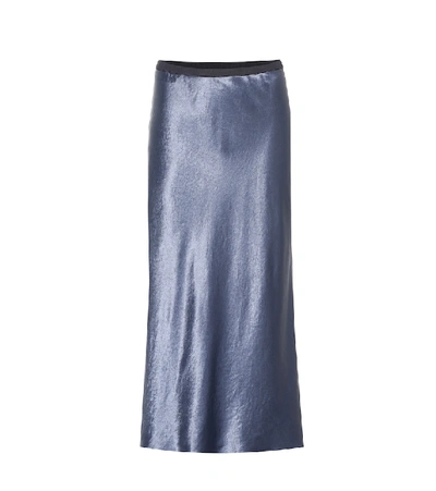 Shop Max Mara Leisure ِalessio Midi Skirt In Blue