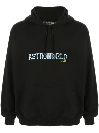 Shop Travis Scott Astroworld Astroworld Tour Hoodie In Black
