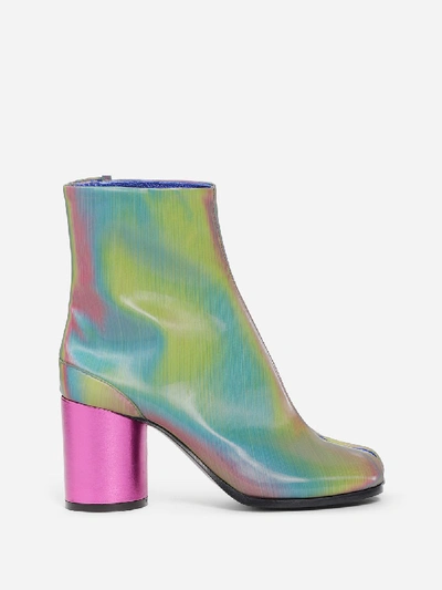 Maison Margiela Tabi Iridescent Boot In Multicolor ModeSens